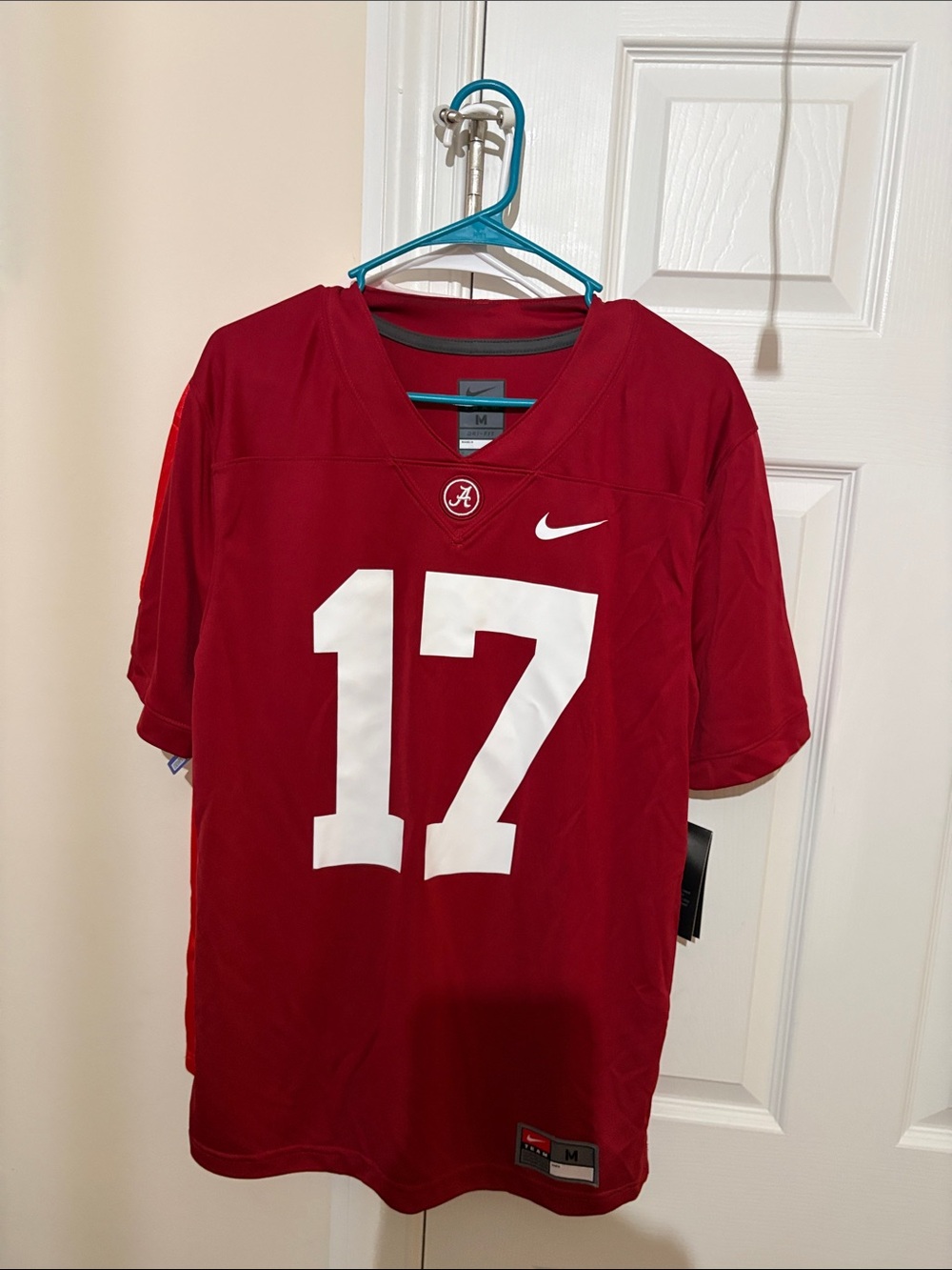 Nike Alabama Men's Red Football Jersey #17